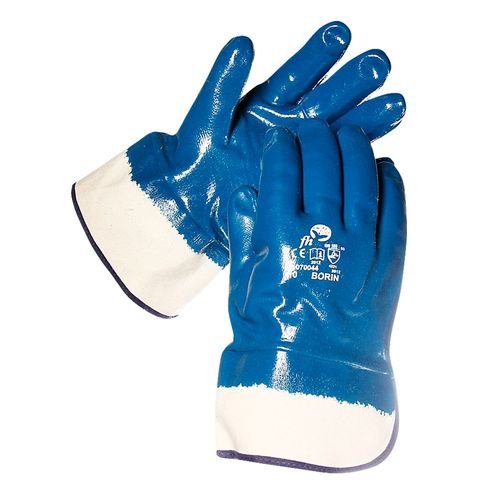 Защита рук от химических воздействий, Перчатки нитриловые МБС Нафтовик (твердый манжет), артикул: ЗР-0006