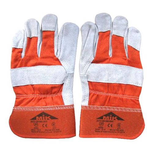 Защита рук от повышенных температур, Перчатки спилковые (замшевые) комбинированные, артикул: ЗР-0025